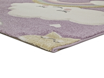 ALFOMBRA INFANTIL ARCO IRIS 22729 LILA