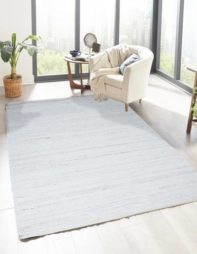 ALFOMBRA JARAPA BLANCA DE NUDO