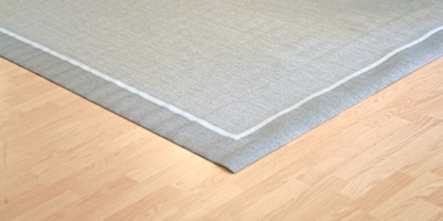 ALFOMBRA DE PVC LARA COLOR PERLA