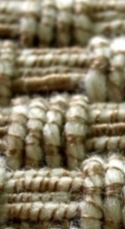 ALFOMBRA DE LANA NUDO GRUESO BEIGE