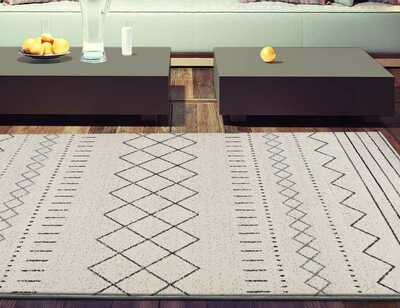 ALFOMBRA ÉTNICA 12259 BLANCO