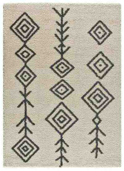 ALFOMBRA ÉTNICA 8764 BLANCO
