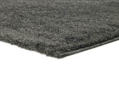 ALFOMBRA DE PELO LARGO ANTRACITA LISO