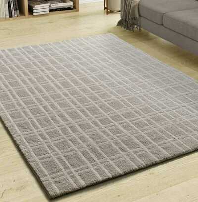 ALFOMBRA NÓRDICA EN RELIEVE 77305 CREMA