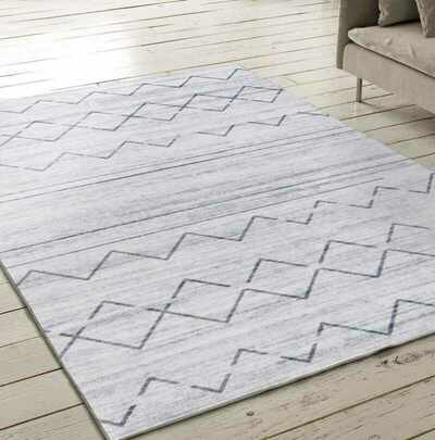 ALFOMBRA ÉTNICA 22066 GRIS