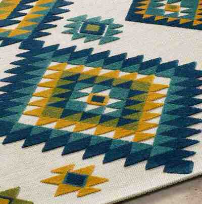 ALFOMBRA DE EXTERIOR MILA 23532 MULTICOLOR