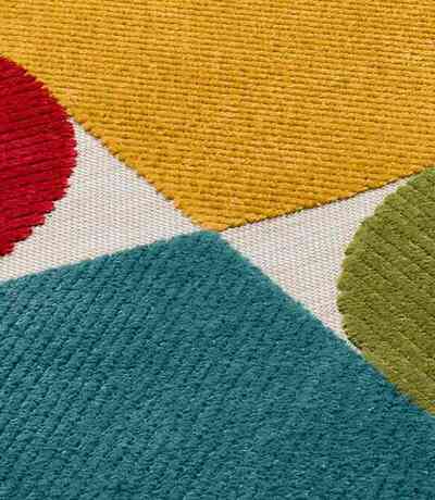 ALFOMBRA ABSTRACTA MILA 23522 MULTICOLOR