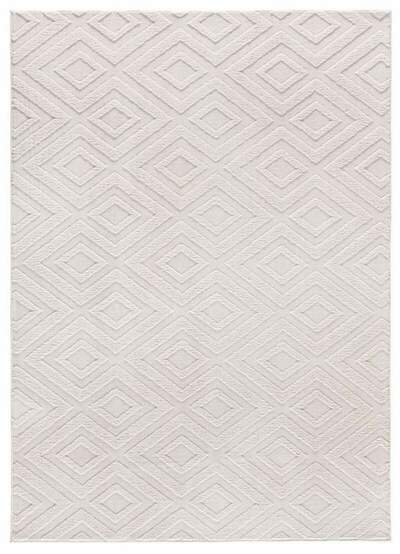 ALFOMBRA NÓRDICA EN RELIEVE 23061 CREMA
