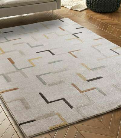 ALFOMBRA GEOMÉTRICA 32375 MULTICOLOR