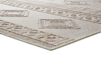 ALFOMBRA ÉTNICA EN RELIEVE 8921 BEIGE