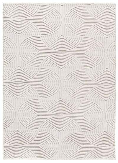 ALFOMBRA NÓRDICA EN RELIEVE 23040 CREMA