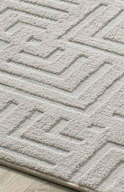 ALFOMBRA NÓRDICA EN RELIEVE 11070 CREMA