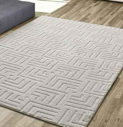 ALFOMBRA NÓRDICA EN RELIEVE 11070 CREMA