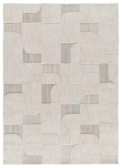 ALFOMBRA MODERNA EN RELIEVE 9375 BEIGE