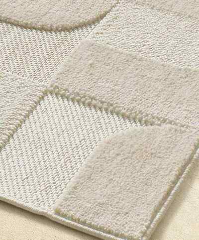 ALFOMBRA MODERNA EN RELIEVE 9375 BEIGE