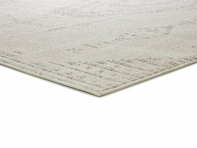 ALFOMBRA ÉTNICA EN RELIEVE 9166 BEIGE