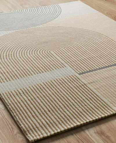 ALFOMBRA GEOMÉTRICA 12701 BEIGE