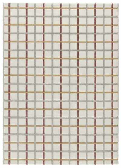 ALFOMBRA GEOMÉTRICA EN RELIEVE 12750 MULTICOLOR