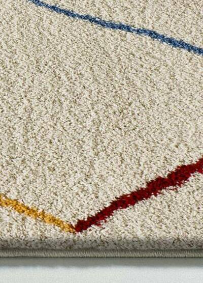 ALFOMBRA ÉTNICA-NÓRDICA 8600 BLANCO