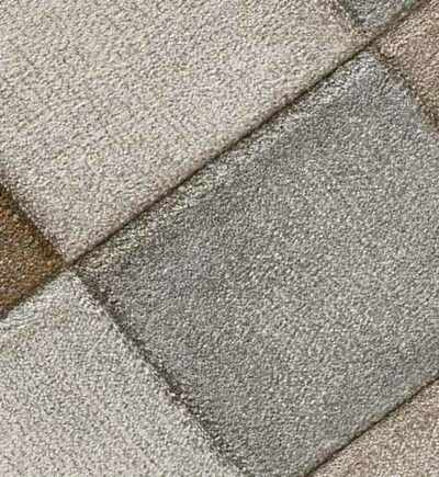 ALFOMBRA EFECTO DAMERO EN RELIEVE 22605 CALDERA