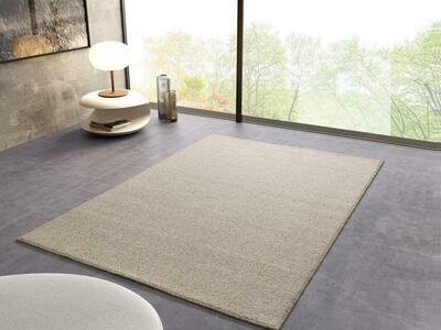 ALFOMBRA BLANCA LAVABLE TEJIDO BUCLE