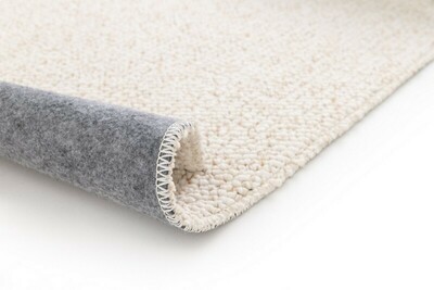 ALFOMBRA BLANCA LAVABLE TEJIDO BUCLE