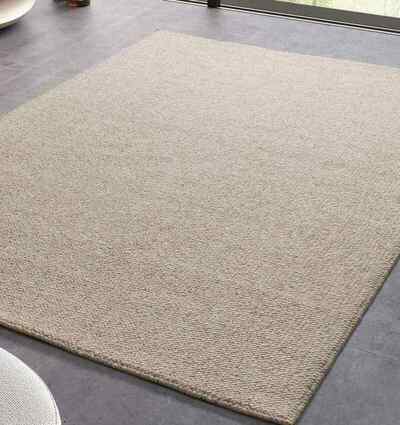 ALFOMBRA BLANCA LAVABLE TEJIDO BUCLE