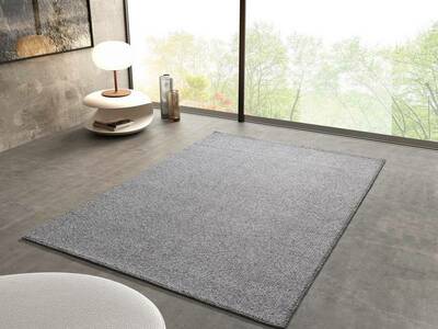 ALFOMBRA PLATA LAVABLE TEJIDO BUCLE