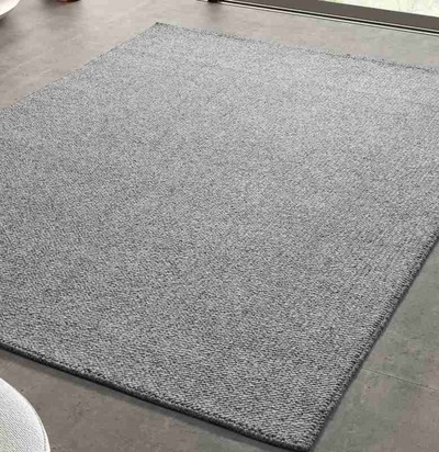 ALFOMBRA PLATA LAVABLE TEJIDO BUCLE