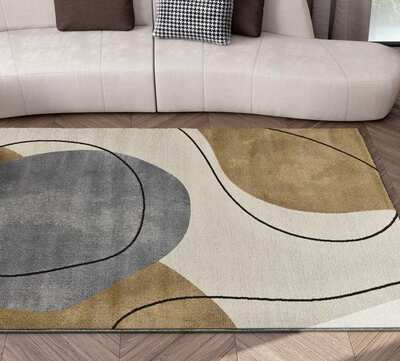 ALFOMBRA GEOMÉTRICA 12795 MULTICOLOR