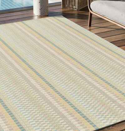 ALFOMBRA GEOMÉTRICA DE EXTERIOR 17616 MULTICOLOR