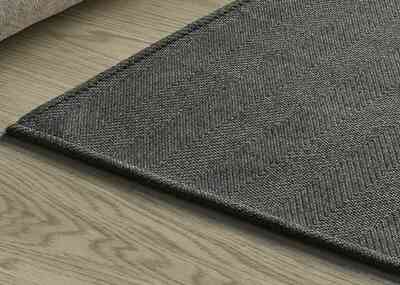 ALFOMBRA ESPIGA LISO GRIS OSCURO