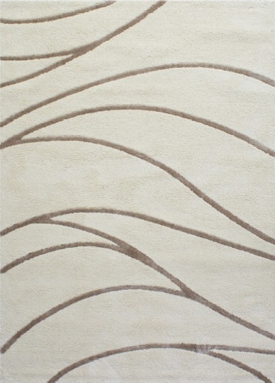 ALFOMBRA MODERNA 226 MARFIL