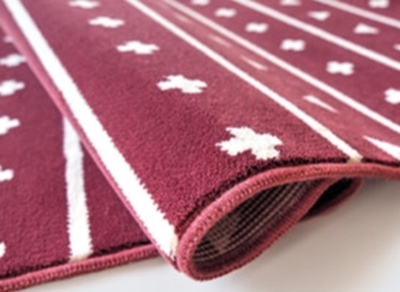 ALFOMBRA INFANTIL PATTERN GRANATE