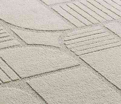 ALFOMBRA NÓRDICA CON RELIEVE 59776 BLANCO