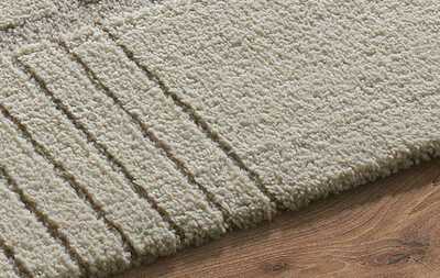 ALFOMBRA NÓRDICA CON RELIEVE 59776 BLANCO