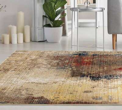 ALFOMBRA ABSTRACTA 630 BEIGE