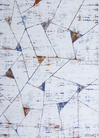 ALFOMBRA GEOMÉTRICA 666 MARFIL