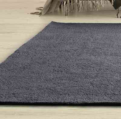 ALFOMBRA LAVABLE DE MICROFIBRA ANTRACITA