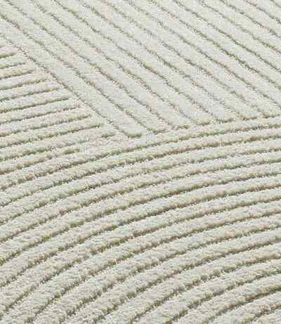ALFOMBRA GEOMÉTRICA EN RELIEVE 2252 CREMA