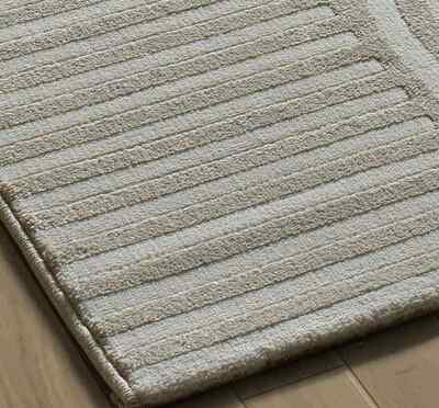 ALFOMBRA NORDICA EN RELIEVE ZEN 12709 BLANCO