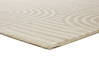 ALFOMBRA NORDICA EN RELIEVE ZEN 12709 BLANCO