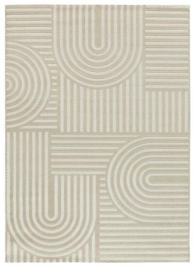ALFOMBRA NORDICA EN RELIEVE ZEN 12709 BLANCO