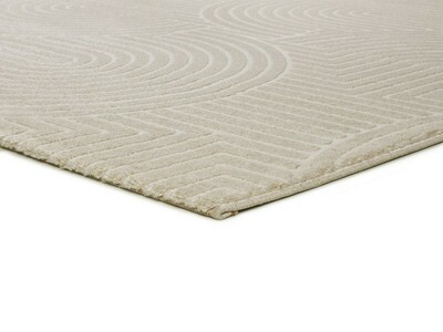 ALFOMBRA NORDICA EN RELIEVE ZEN 12754 BLANCO