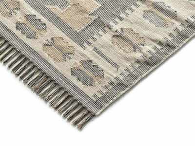 ALFOMBRA KILIM CON FLECOS CHANDIA 1098