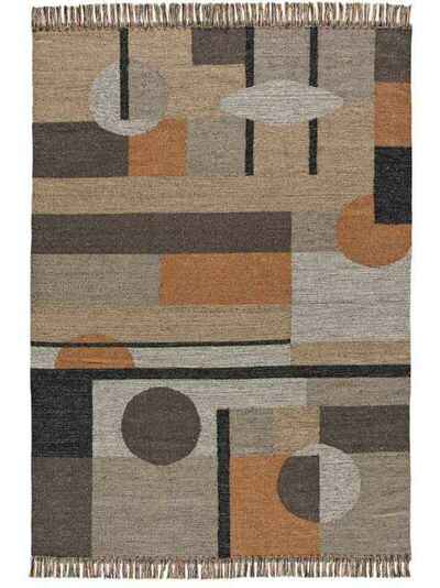 ALFOMBRA KILIM CON FLECOS CHANDIA 1120 MULTICOLOR