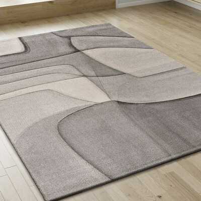 ALFOMBRA ABSTRACTA 40378 GRIS