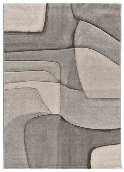 ALFOMBRA ABSTRACTA 40378 GRIS