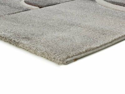 ALFOMBRA ABSTRACTA 40379 GRIS