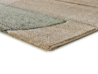 ALFOMBRA GEOMÉTRICA EN RELIEVE 40323 MULTICOLOR